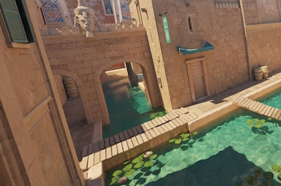 Screenshot of the map Anubis in CS